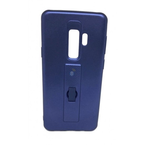 CAPA DE SILICONE MOTOMO COM ANEL DE DEDO PARA SAMSUNG GALAXY S9/G960 AZUL